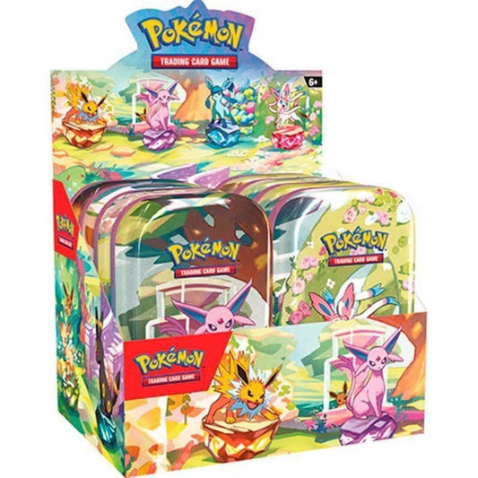 預訂 寶可夢 Pokemon SV8.5 Prismatic Evolutions Mini Tin 一盒8個小鐵盒 一盒8個小鐵盒